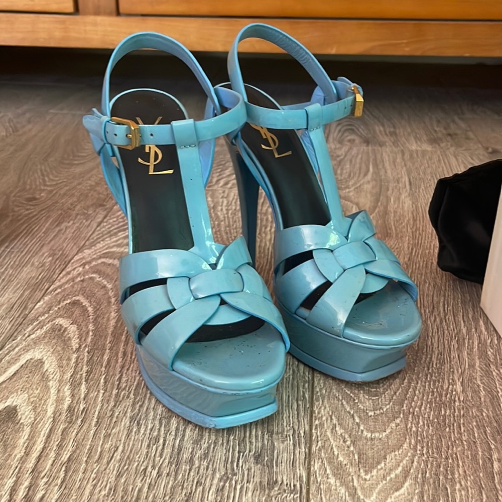 Yves Saint Laurent Tribute platform sandals